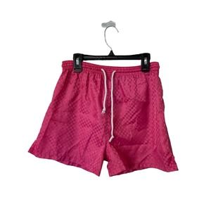 Girls On The Go Pink Checkered Athletic Shorts Size 10/12